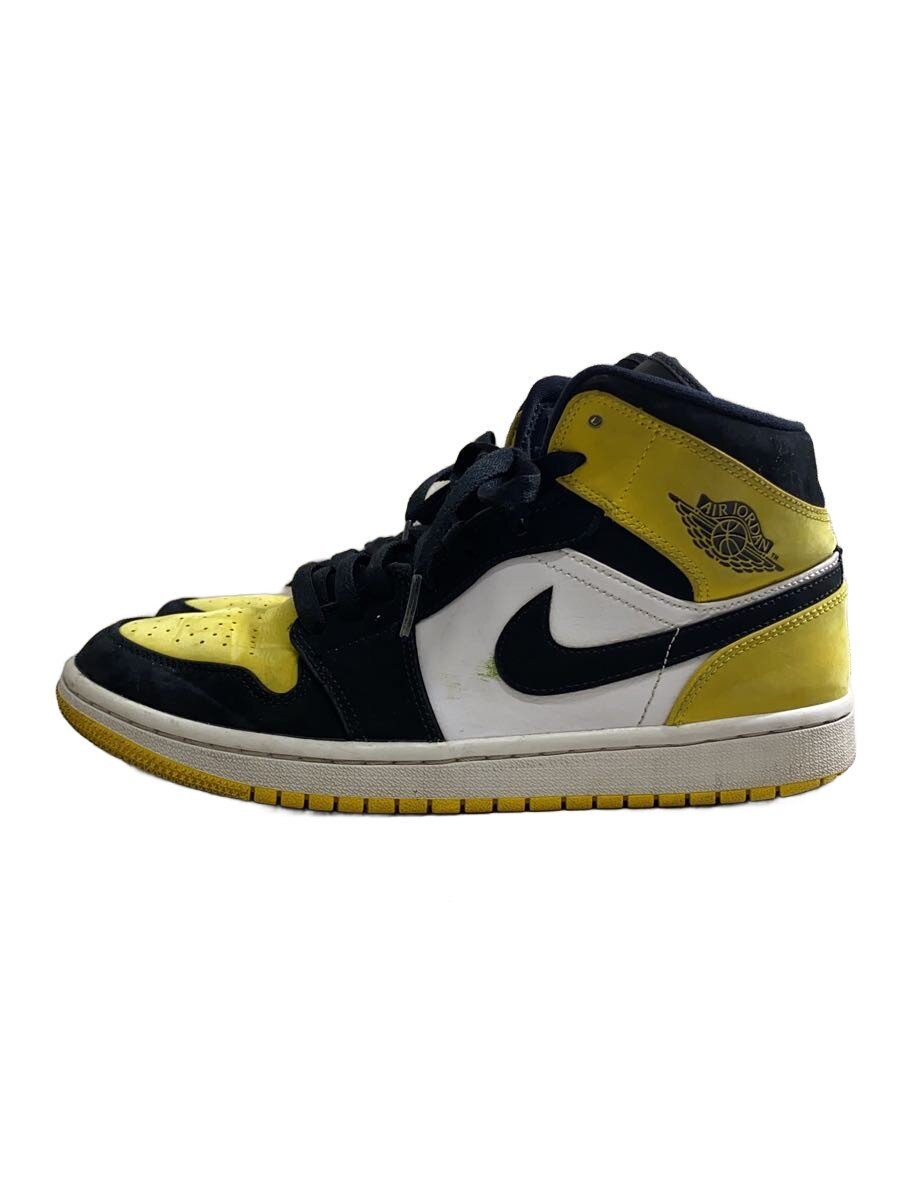 NIKE◆AIR JORDAN 1 MID SE/エアジョーダン1ミッドSE/ブラック/852542-071/26cm/B