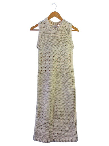 【中古】MAYDI/ノースリーブワンピース/1/コットン/BEG/無地/4110900463//【レディースウェア】 【中古】MAYDI/ノースリーブワンピース/1/コットン/BEG/無地/4110900463//【レディースウェア】