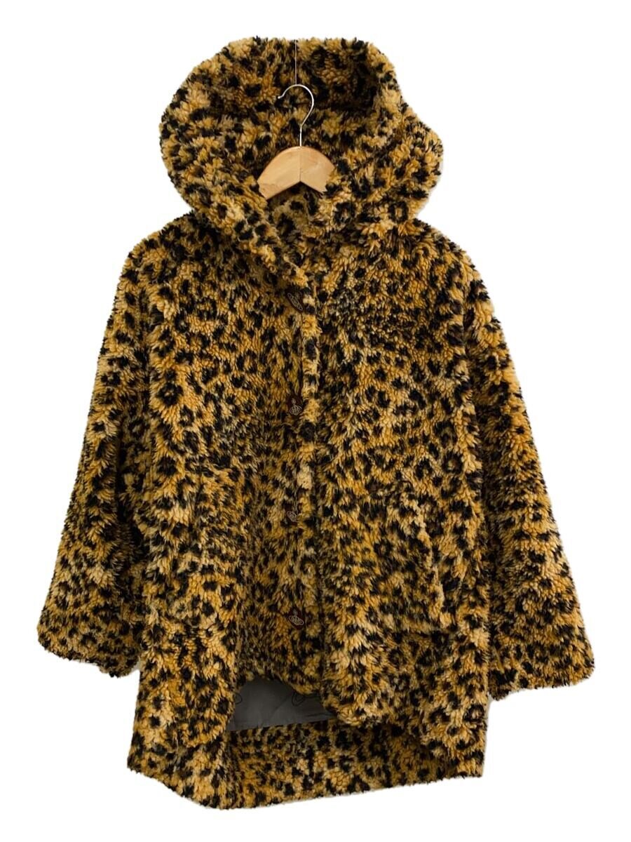 【中古】Vivienne Westwood RED LABEL◆フリースジャケット/0/ポリエステル/BRW/アニマル/16-12-412016【レディースウェア】