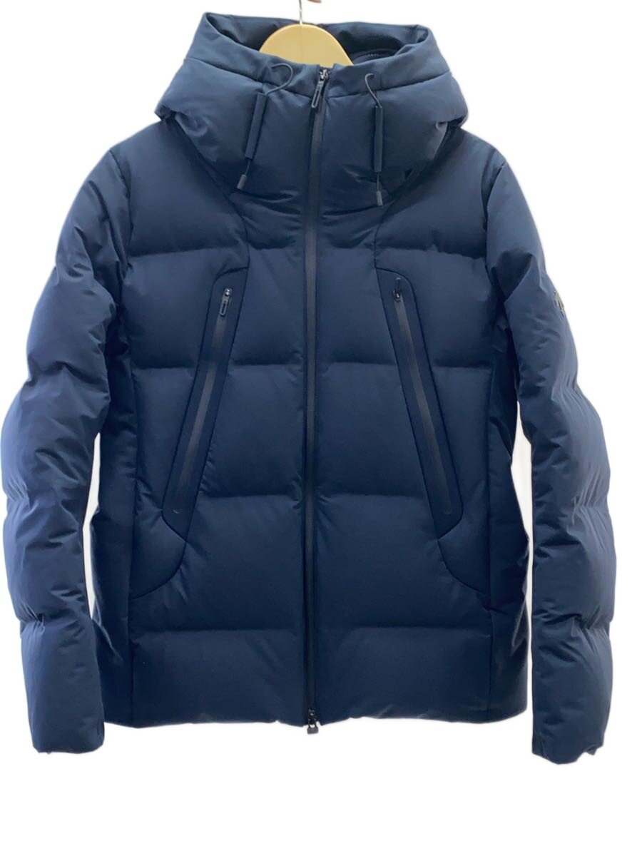 DESCENTE◆MIZUSAWA DOWN JACKET MOUNTAINEER/M/ポリエステル/NVY/無地/DAMYGK30