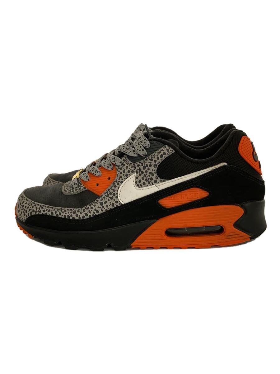 NIKE◆AIR MAX 90 SAFARI/ローカットスニーカー/28cm/BLK/スウェード/DA5427-001