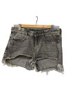【中古】DIESEL◆DE-RIFTY/ショートパンツ/28/コットン/GRY/【レディースウェア】(4)