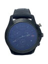 【中古】GUCCI◆クォーツ腕時計/アナログ/BLK/BLK/126.2/ベルト劣化/電池切れ/バンド裏状態【服飾雑貨他】