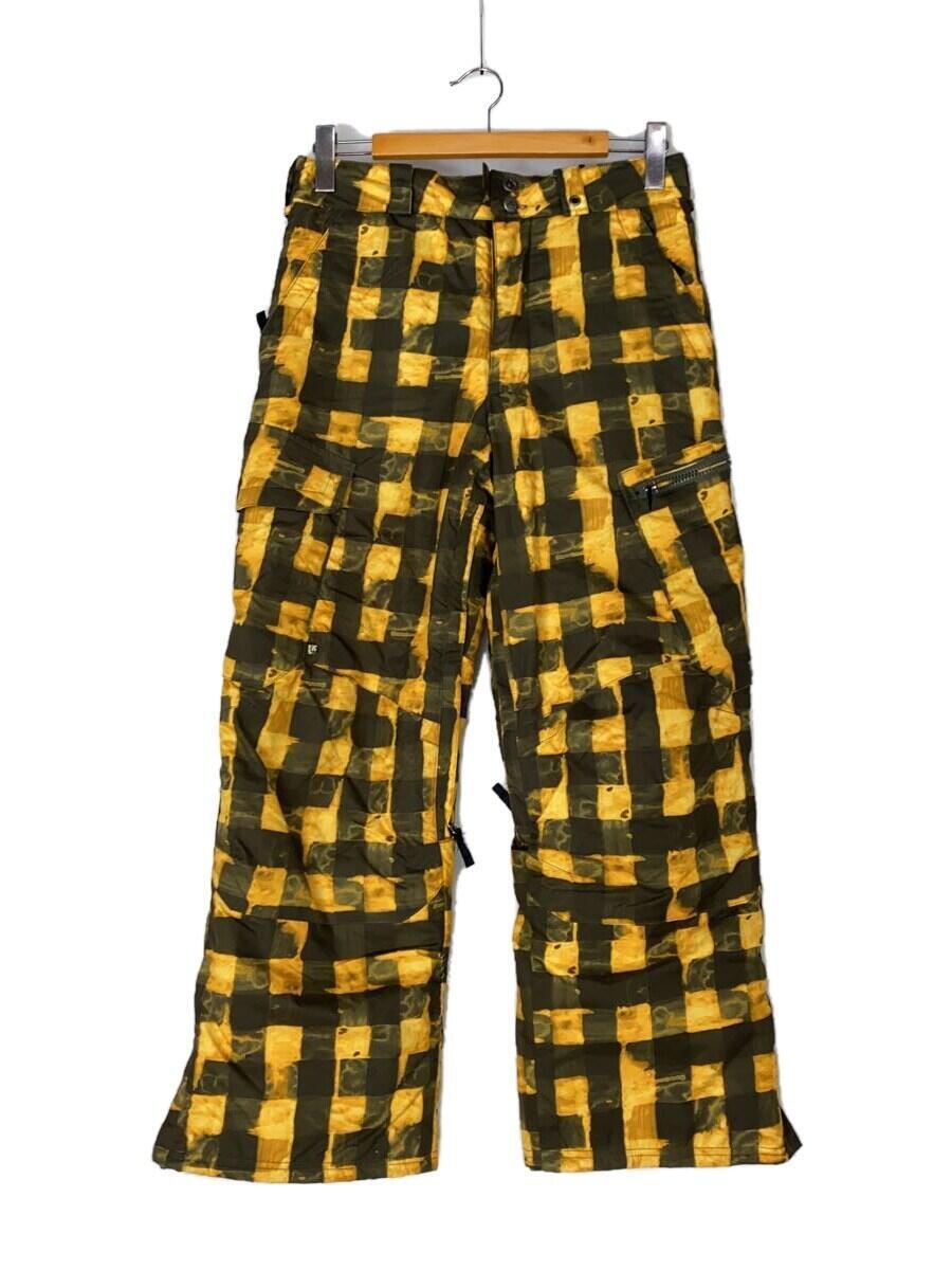 【中古】BURTON◆スノーボードウェアー/ボトム/M/イエロー【スポーツ】