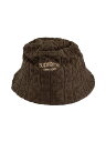 【中古】Supreme◆ハット/FREE/ポリエステル/BRW/メンズ/terry pattern crusher【服飾雑貨他】(4)