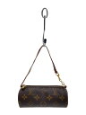 【中古】LOUIS VUITTON◆ポシェット・パピヨン_モノグラム・キャンバス_BRW/PVC/BRW【バッグ】