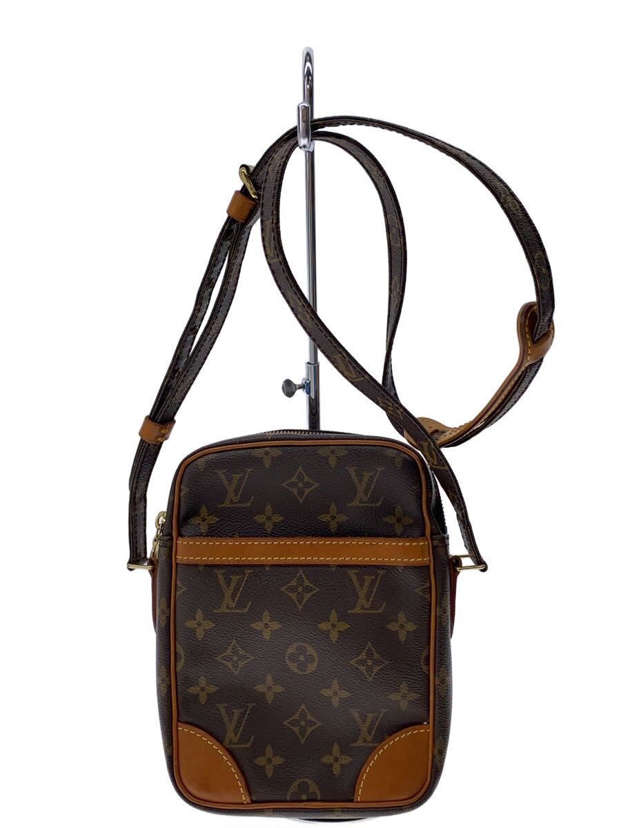 【中古】LOUIS VUITTON◆2)ダヌーブ_モノグラム・キャンバス/PVC/BRW【バッグ】