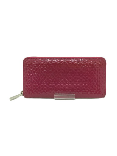 【中古】COACH◆長財布/エナメル/PNK/無地/レディース【服飾雑貨他】 【中古】COACH◆長財布/エナメル/PNK/無地/レディース【服飾雑貨他】