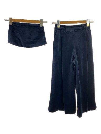 【中古】RAY BEAMS◆セットアップ/0/ベロア/NVY/63-17-0074-111【レディースウェア】 【中古】RAY BEAMS◆セットアップ/0/ベロア/NVY/63-17-0074-111【レディースウェア】