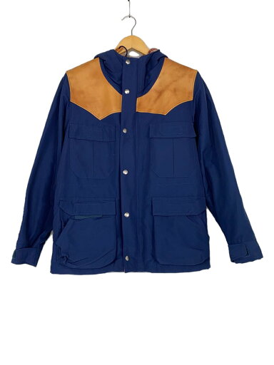 【中古】JELADO◆レザーヨーク/マウンテンパーカ/M/コットン/ブルー//【メンズウェア】 【中古】JELADO◆レザーヨーク/マウンテンパーカ/M/コットン/ブルー//【メンズウェア】