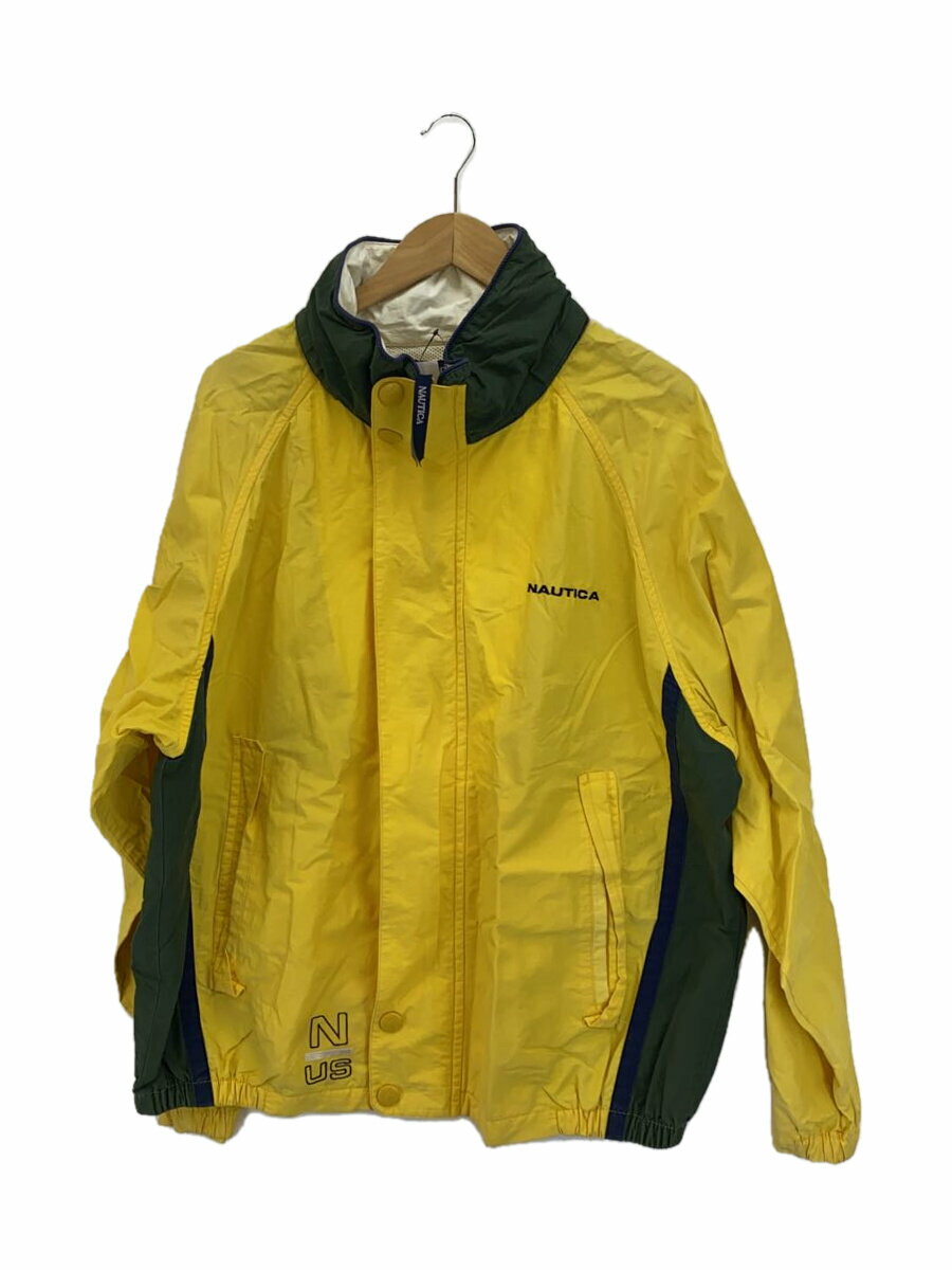 【中古】NAUTICA◆ナイロンジャケット/--/ポリエステル/YLW【メンズウェア】