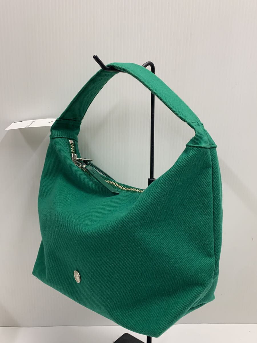 【中古】ORCIVAL◆ハンドバッグ/キャンバス/GRN/無地【バッグ】