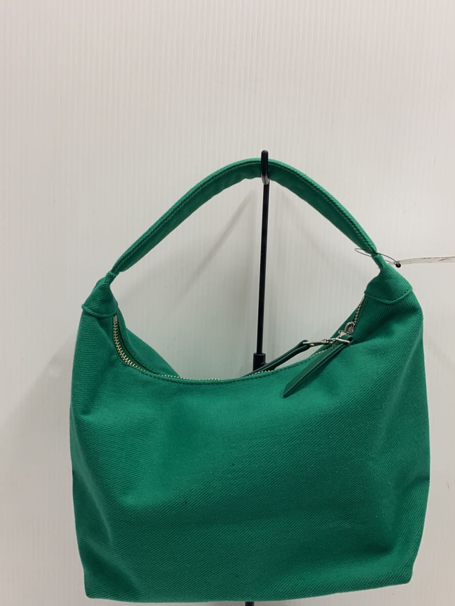 【中古】ORCIVAL◆ハンドバッグ/キャンバス/GRN/無地【バッグ】