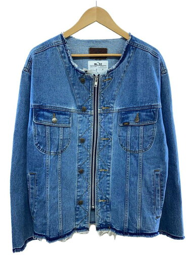 【中古】LADY LUCK LUCA◆Mt. 52/再構築ノーカラーデニムジャケット/LEEボディ/FREE/デニム/インディゴ【レディースウェア】 【中古】LADY LUCK LUCA◆Mt. 52/再構築ノーカラーデニムジャケット/LEEボディ/FREE/デニム/インディゴ【レディースウェア】