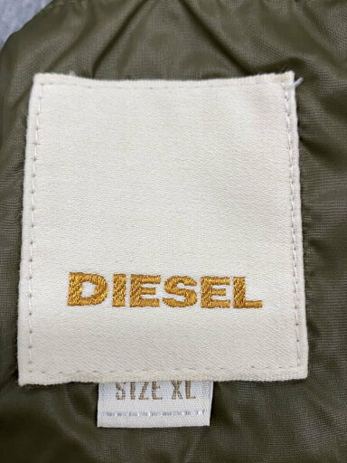 【中古】DIESEL◆ジャケット/XL/コットン/KHK/無地【メンズウェア】