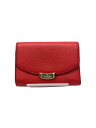 【中古】kate spade new york◆2つ折り財布/レザー/RED/無地/レディース/WLRU2605【服飾雑貨他】(4)