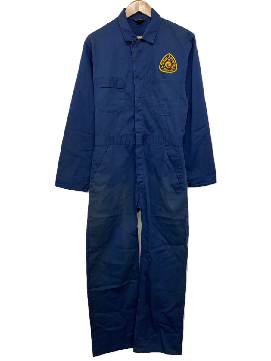 【中古】sears◆オールインワン/40/ポリエステル/NVY/無地【メンズウェア】