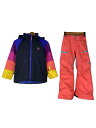 【中古】BURTON◆ウェアー/上下セット/キッズS/ブラック【スポーツ】