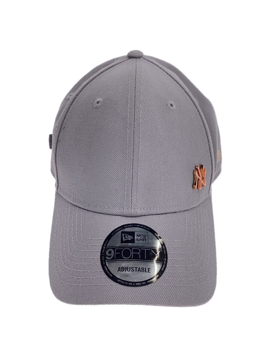 【中古】NEW ERA◆キャップ/FREE/コットン/グレー/無地/レディース/208766/23151【服飾雑貨他】