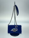 【中古】LOUIS VUITTON◆ポルト・フォイユ・ツイスト・チェーン_エピ_フラミンゴモチーフ_BLU/PVC/ブルー/SP4116【服飾雑貨他】