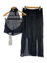 【中古】GABRIELA COLL GARMENTS◆セットアップ/リネン/BLK/92-05-32-05007 eeh-14000-a//【レディースウェア】