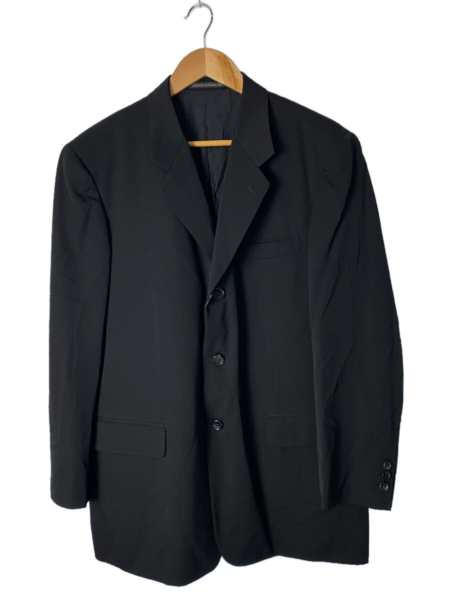 【中古】Yohji Yamamoto COSTUME D’HOMME◆12SS/3B/スーツ/テーラードジャケット/ジャケット/シングル/3/ウール/BLK/HB-J8-150//【メンズウェア】