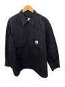 【中古】JELADO◆South Gate/ジャケット/L/--/BLK/ストライプ/JP51101【メンズウェア】