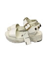 【中古】RUCO LINE◆サンダル/--/WHT【シューズ】(4)