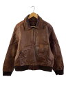 【中古】Timberland◆レザージャケット・ブルゾン/L/牛革【メンズウェア】
