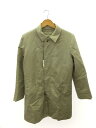 【中古】A.P.C.◆アーペーセー/24231-20282-12p/ステンカラーコート/S/コットン/ベージュ/無地【メンズウェア】(4)
