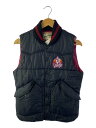 【中古】HYSTERIC GLAMOUR◆ナイロンベスト/S/ナイロン/BLK/0213AV01【メンズウェア】