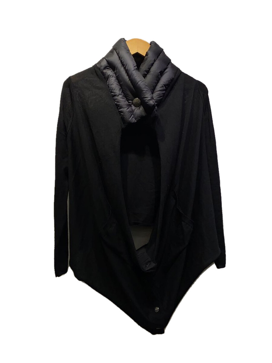 【中古】MONCLER◆maglione tricot cardigan/S/ウール/BLK/102-093-94764-01//【レディースウェア】