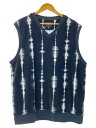 【中古】HUF◆SEISMOGRAM VELOUR VEST/ベスト/XL/コットン/BLK【メンズウェア】