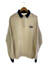 【中古】HUF◆スウェット/XL/コットン/ホワイト/無地/0548-24-1250/襟付き【メンズウェア】(4)