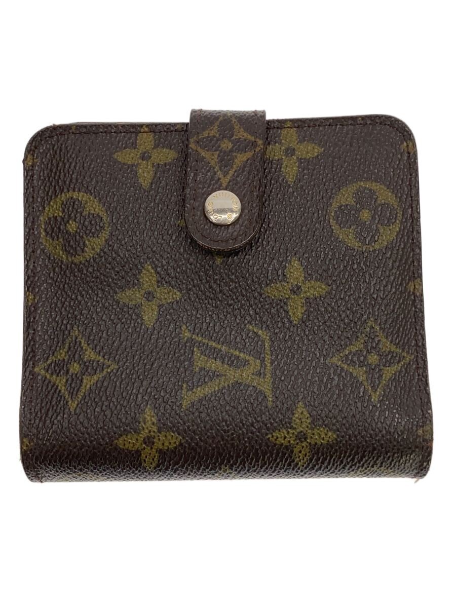 【ブランド】LOUIS VUITTON 【ブランドカナ】ルイヴィトン 【型番】M61667 【程度】B 【サイズ】 【メインカラー】ブラウン 【素材・生地】PVC（ビニール） 【キーワード】　　 2025/09/15 セカンドストリート滝川店【1890】【中古】LOUIS VUITTON◆コンパクト・ジップ_モノグラム・キャンバス/PVC/BRW ブランド LOUIS VUITTON 型番 M61667 カラー ブラウン 柄 素材・生地 PVC（ビニール）>色・素材について サイズ >サイズ表示について 実寸（cm） 【ウォレット】 縦：10 / 横：11 / 厚み：3 【その他】 その他サイズ：/ 商品は　セカンドストリート滝川店の店頭にて販売しております。商品に関するお問合わせは、お電話(TEL:0125-24-8572)にて、問合わせ番号：2318903875006をお伝えください。 配送方法やお支払い方法に関するお問い合わせは、サポートセンターまでご連絡をお願いします。 ※お電話の対応は営業時間内のみとなります。お問い合わせフォームでお問い合わせの際はご注文番号をご記入下さい この商品に関する出品店舗からのコメント ※イニシャルの刻印があります。こちらの商品は店頭でも同時販売している為、画像と異なる場合があります。詳しい詳細はお気軽に店頭にお問い合わせ下さいませ。