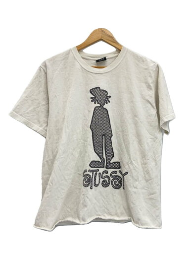 【中古】STUSSY◆Tシャツ/M/コットン/WHT/無地/シャドーマン//【メンズウェア】 【中古】STUSSY◆Tシャツ/M/コットン/WHT/無地/シャドーマン//【メンズウェア】