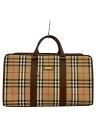 【中古】BURBERRYS◆ボストンバッグ/--/BRW/チェック//【バッグ】(4)