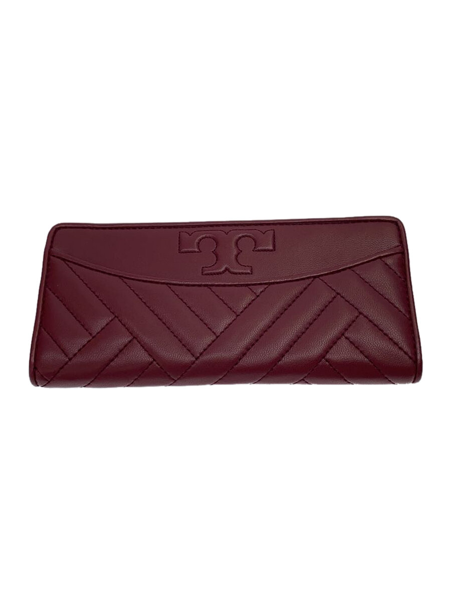 【中古】TORY BURCH◆長財布/--/RED/無地/レディース/10005608//【服飾雑貨他】