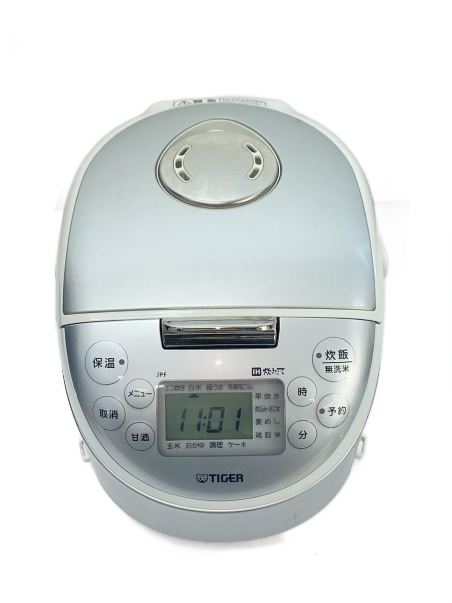 【中古】（新古品） タイガー：IHジャー炊飯器〈炊きたて〉（3合炊）(サテンホワイト)/JPF-A550-W