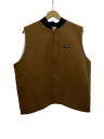 【中古】X-LARGE◆ベスト/L/コットン/BRW【メンズウェア】