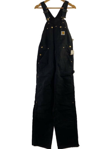 【中古】Carhartt◆オーバーオール/32/コットン/BLK/R02 BLK【メンズウェア】 【中古】Carhartt◆オーバーオール/32/コットン/BLK/R02 BLK【メンズウェア】