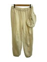 【中古】what yrr feel/ボトム/--/コットン/CRM/23AW/Knee switch sweat pant【メンズウェア】