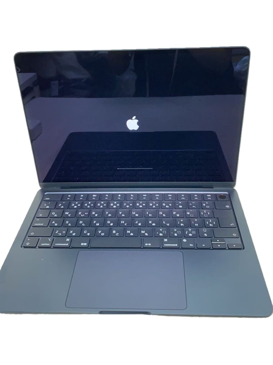 【中古】Apple◆ノートPC MacBookAir14 2(13-inch 2022) MLY33J/A [ミッドナイト]/8GB/SS【パソコン】