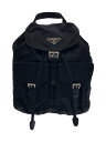 【中古】PRADA◆リュック/ナイロン/BLK【バッグ】(4)