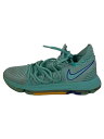 【中古】NIKE◆ZOOM KD 10 EP/ズームケビンデュラント/ブルー/897816-300/27cm/BLU【シューズ】