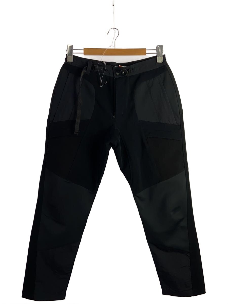 【中古】WHITE MOUNTAINEERING◆ボトム/1/ポリエステル/BLK/無地/WM2073405【メンズウェア】
