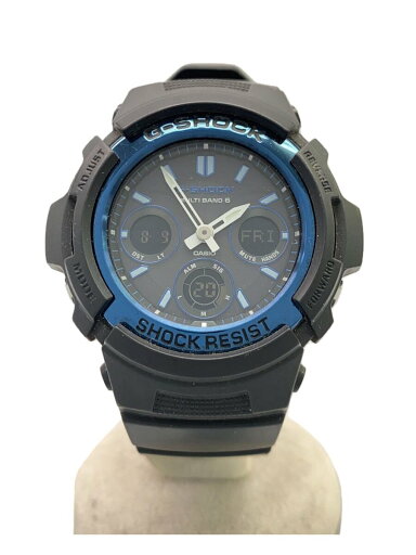 【中古】CASIO◆ソーラー腕時計・G-SHOCK/デジアナ/ブラック/ブラック【服飾雑貨他】 【中古】CASIO◆ソーラー腕時計・G-SHOCK/デジアナ/ブラック/ブラック【服飾雑貨他】