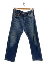 【中古】Levi’s◆ブーツカットパンツ/34/デニム/IDG【メンズウェア】