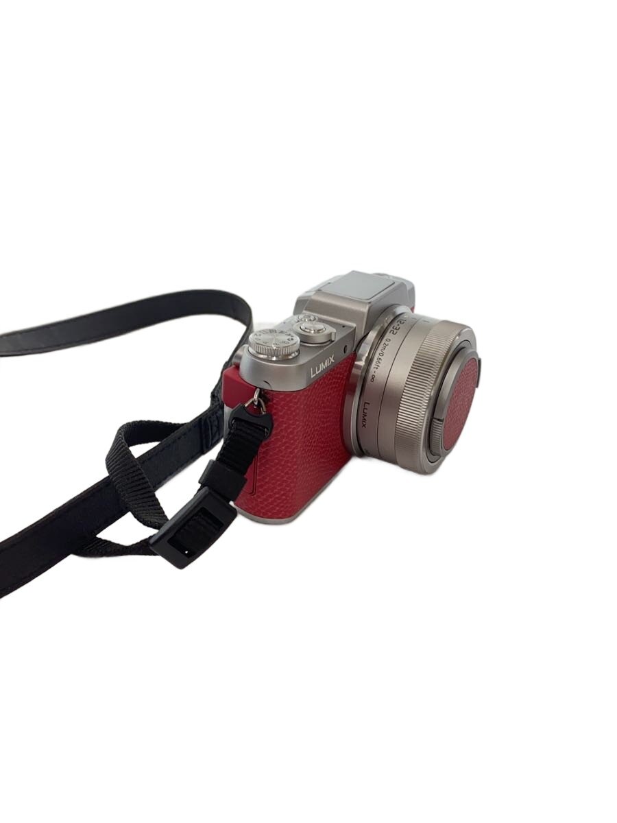 Panasonic - 【中古】Panasonic◆デジタル一眼カメラ LUMIX DMC-GF7W-P ダブルズームレンズキット [ピンク]//【カメラ】