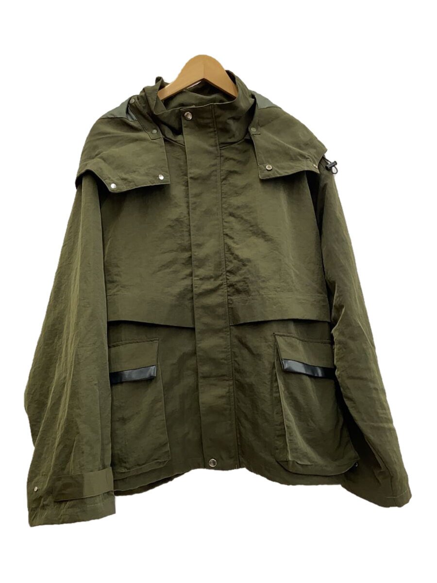 【中古】Casper John◆マウンテンパーカ/L/ナイロン/KHK/無地/CJSTR0824007【メンズウェア】